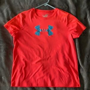 girls under armour dry fit shirt
